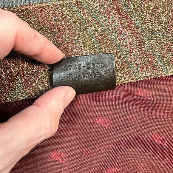 🌟 (VERY RARE) ETRO TIE TRAVEL CASE - PAISLEY PERFECTION 🌟 - Picture 13 of 14
